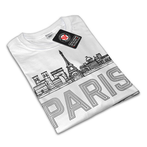 Paris City Design Womens T-Shirt