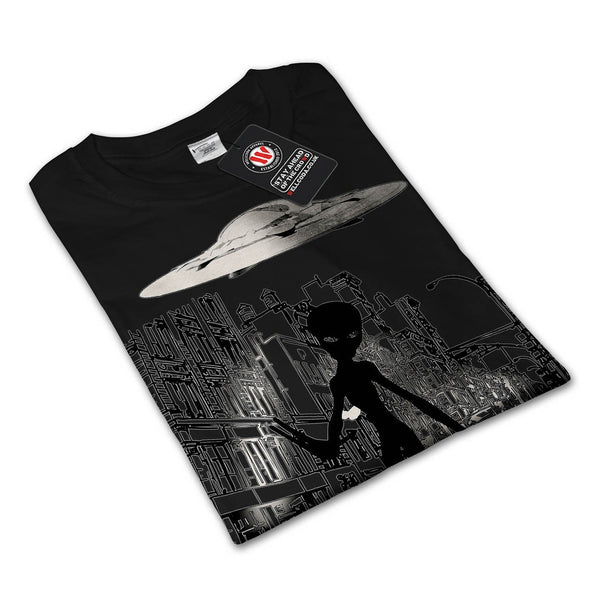 Alien Ghost Life Mens Long Sleeve T-Shirt