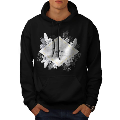 Love Me Back Diamond Mens Hoodie