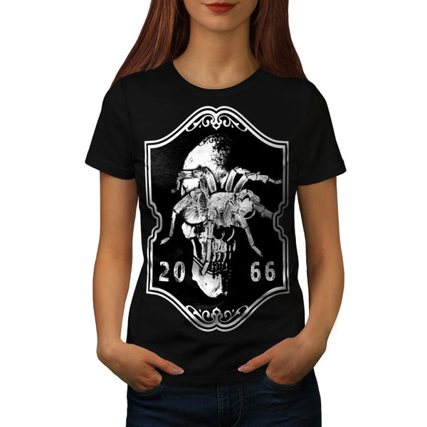 Skull Head Eyes Art Womens T-Shirt