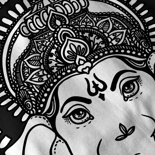 Indian Art Ganesha Mens Hoodie