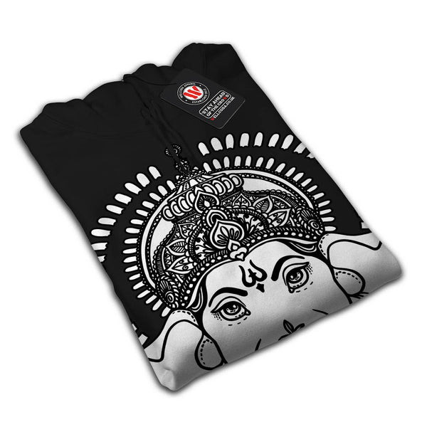 Indian Art Ganesha Mens Hoodie