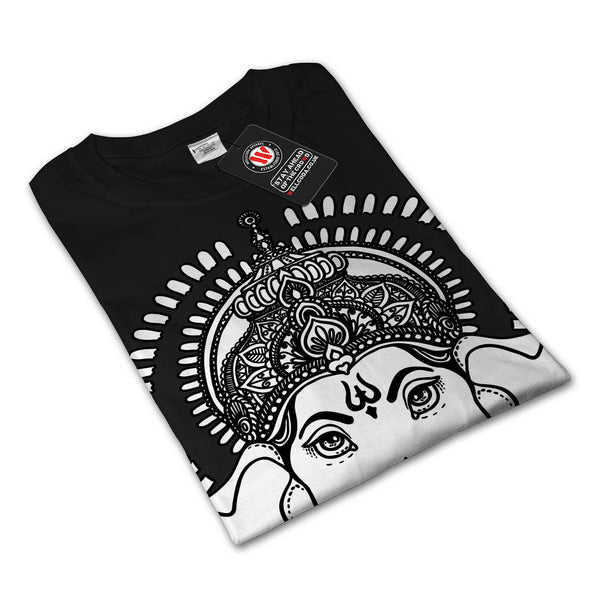 Indian Art Ganesha Mens Long Sleeve T-Shirt