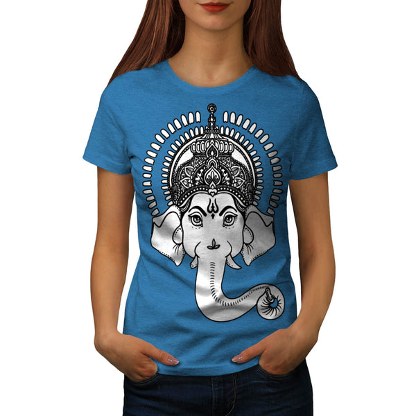 Indian Art Ganesha Womens T-Shirt