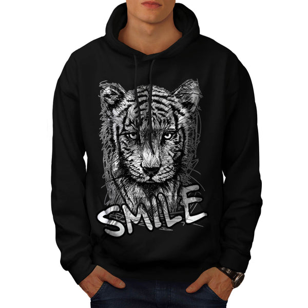 Jaguar Smile Gaze Mens Hoodie