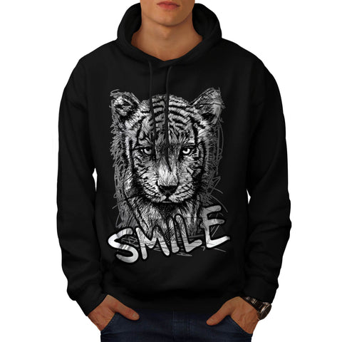 Jaguar Smile Gaze Mens Hoodie