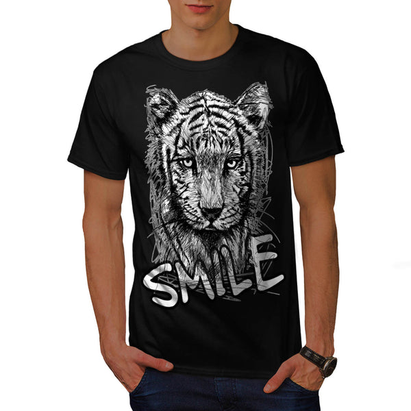 Jaguar Smile Gaze Mens T-Shirt