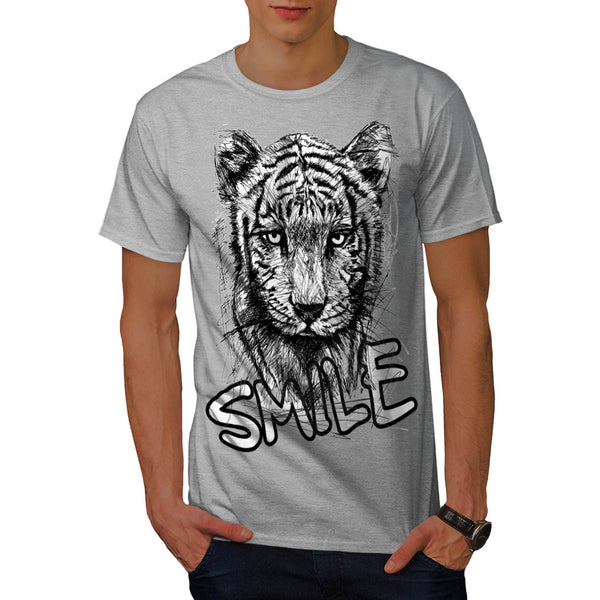 Jaguar Smile Gaze Mens T-Shirt