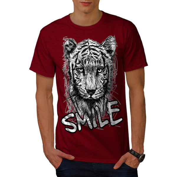 Jaguar Smile Gaze Mens T-Shirt