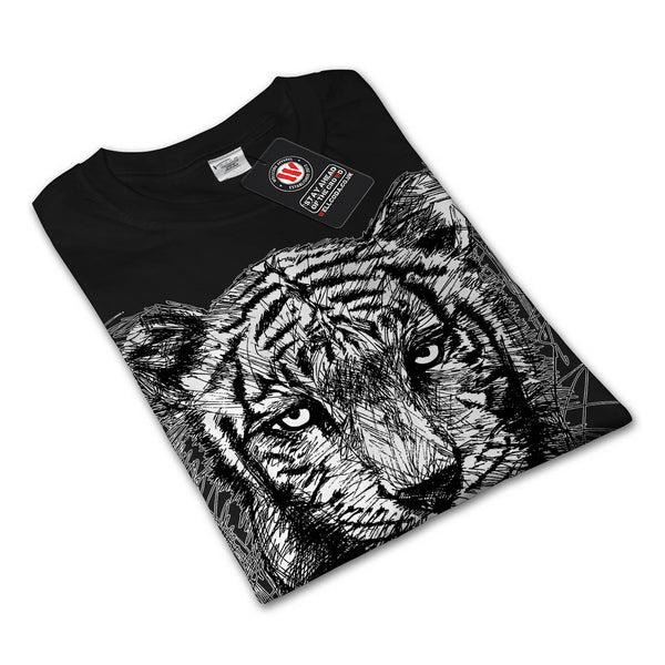 Jaguar Smile Gaze Womens Long Sleeve T-Shirt