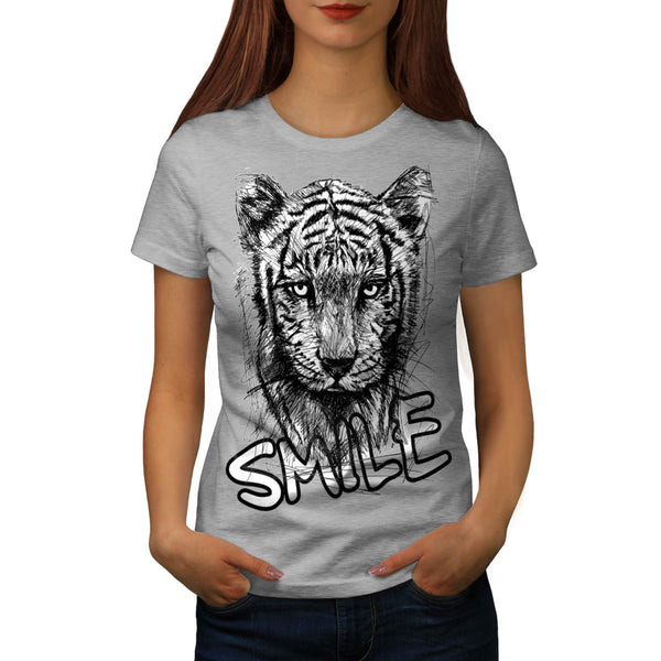 Jaguar Smile Gaze Womens T-Shirt