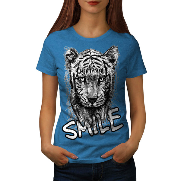 Jaguar Smile Gaze Womens T-Shirt