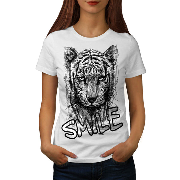 Jaguar Smile Gaze Womens T-Shirt