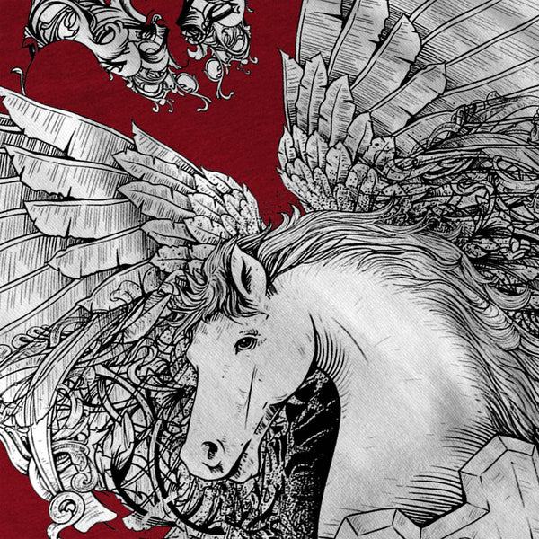 Stallion Ornament Mens T-Shirt