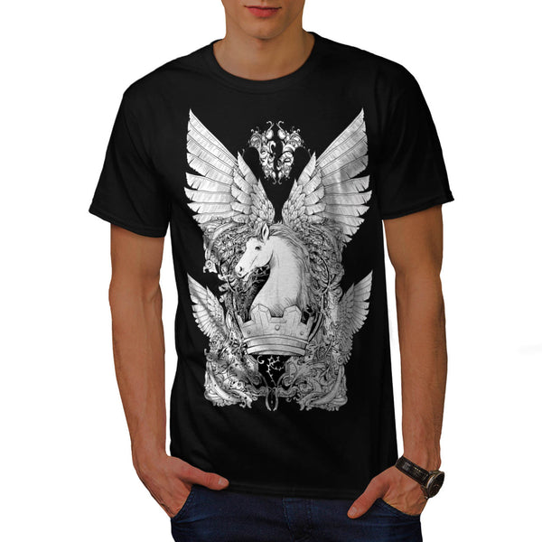 Stallion Ornament Mens T-Shirt