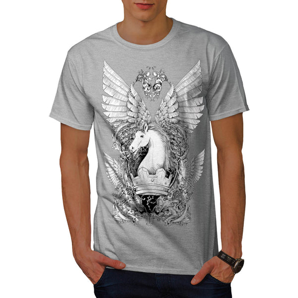 Stallion Ornament Mens T-Shirt