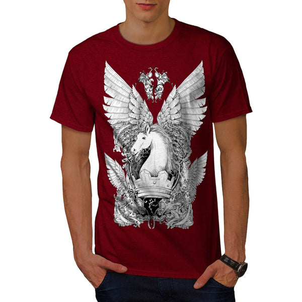 Stallion Ornament Mens T-Shirt