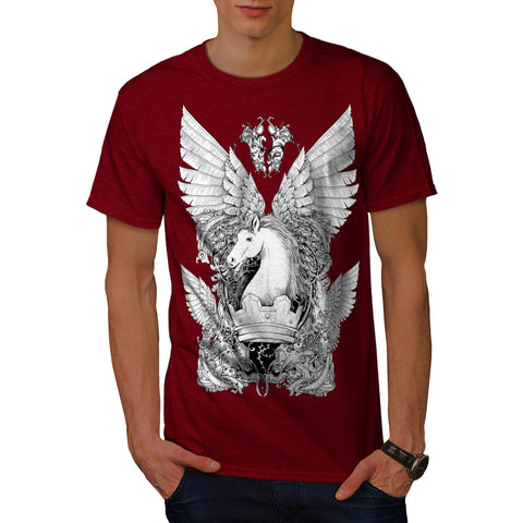 Stallion Ornament Mens T-Shirt