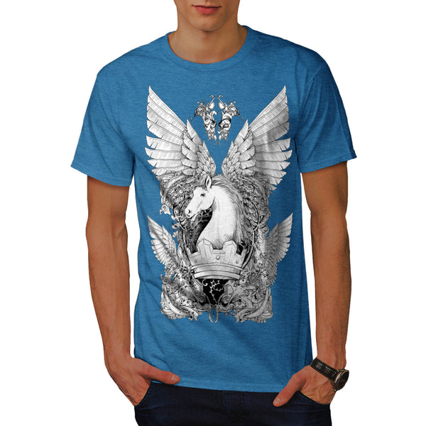 Stallion Ornament Mens T-Shirt