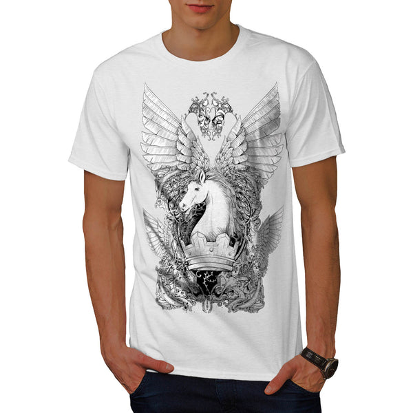Stallion Ornament Mens T-Shirt