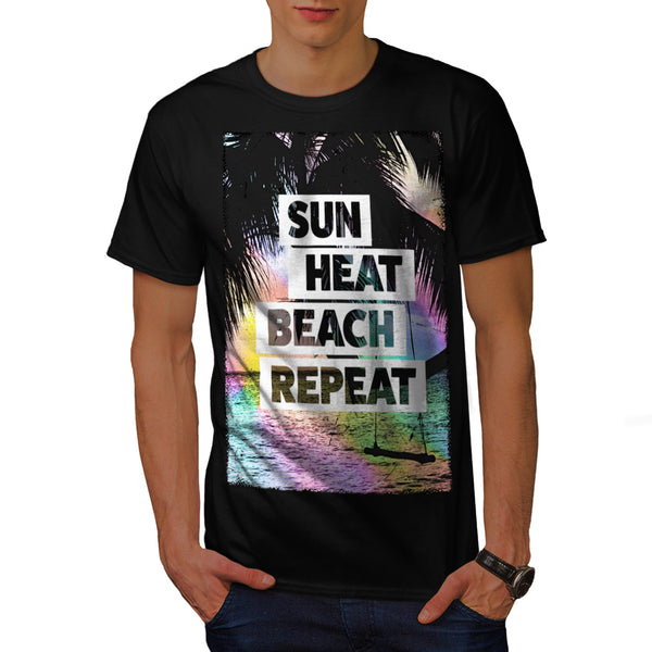 Sun Heat Repeat Fun Mens T-Shirt
