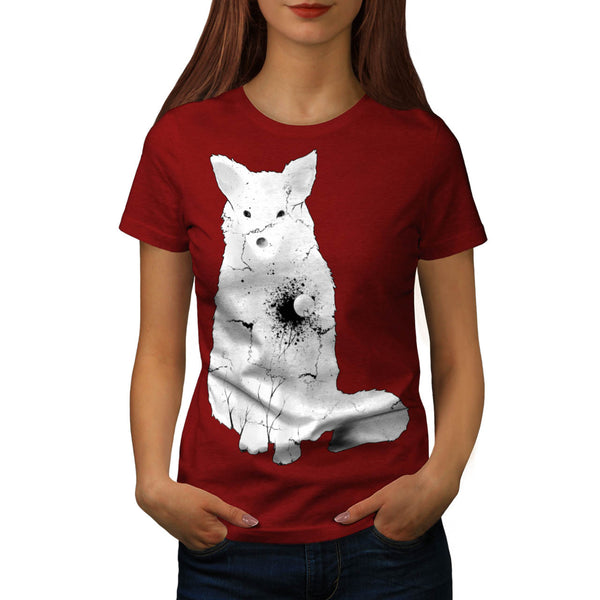 Polar Fox Figure Womens T-Shirt