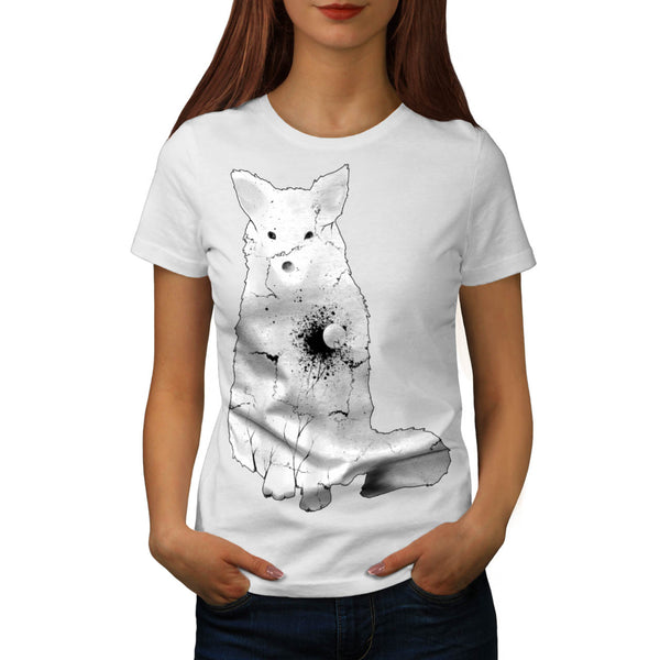 Polar Fox Figure Womens T-Shirt