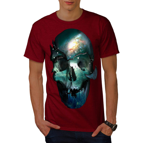 Skull Head Soul Art Mens T-Shirt