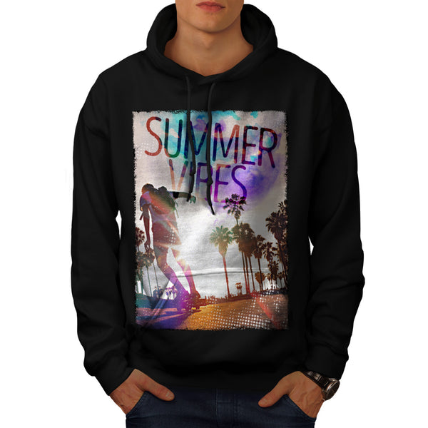 Summer Heat Vibes Mens Hoodie
