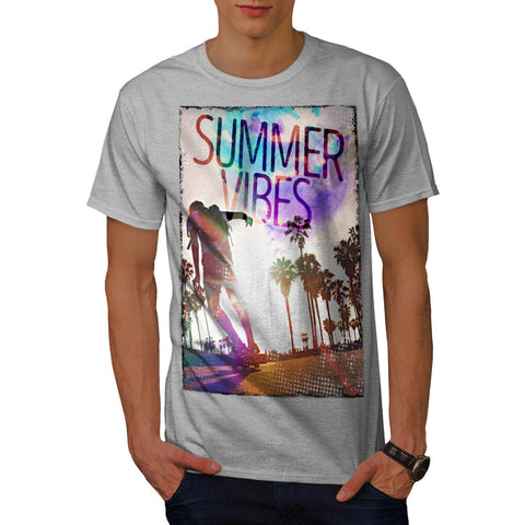 Summer Heat Vibes Mens T-Shirt