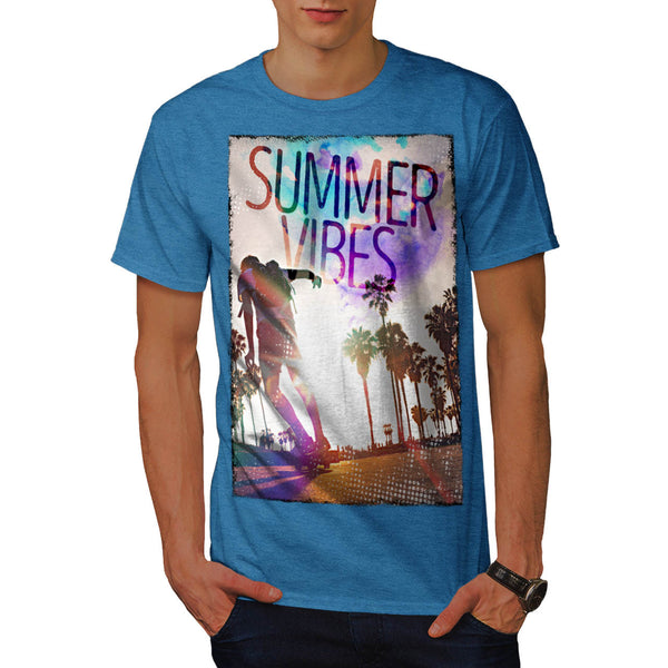 Summer Heat Vibes Mens T-Shirt
