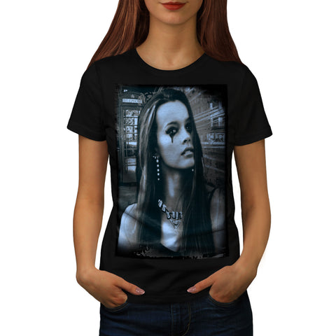 Downtown Girl Look Womens T-Shirt