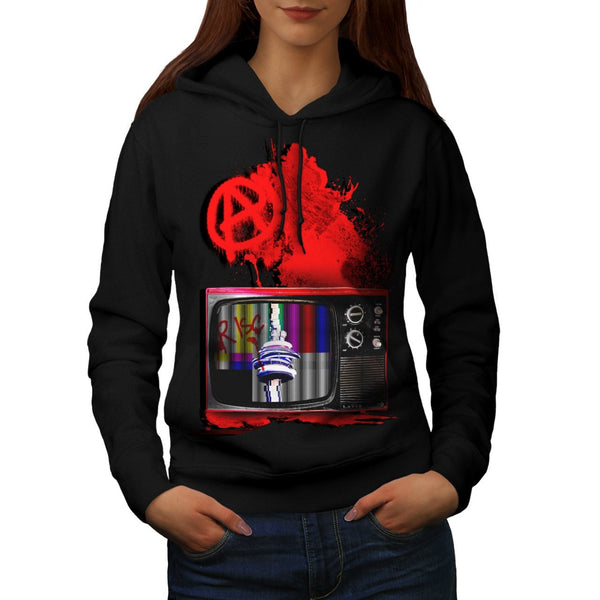Anarchy Television Womens Hoodie