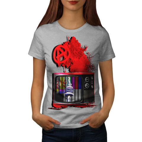 Anarchy Television Womens T-Shirt