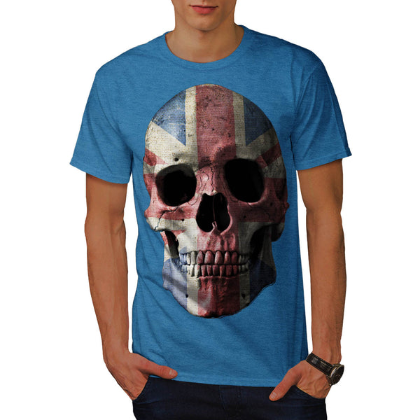 British Flag Skull Mens T-Shirt