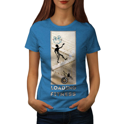 Zombie Keeping Fit Womens T-Shirt