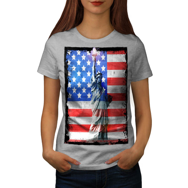 Statue Of Liberty Womens T-Shirt