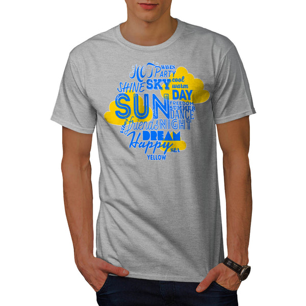 Summer Word Jumble Mens T-Shirt
