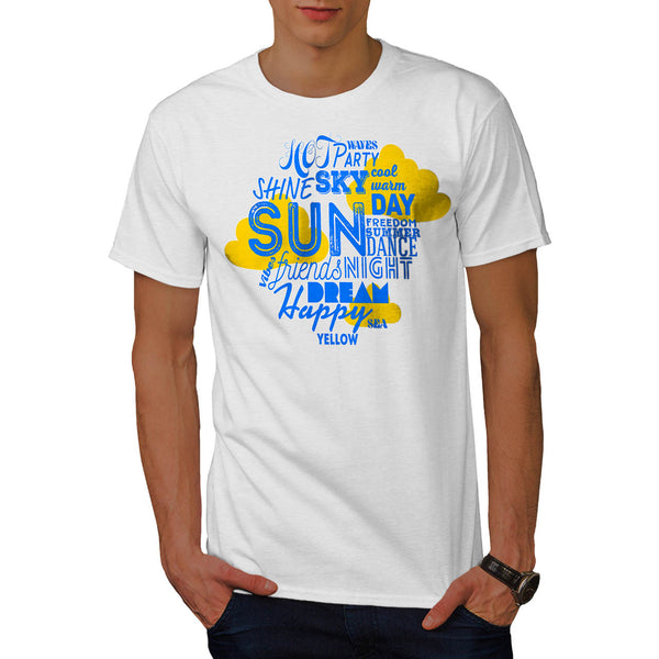 Summer Word Jumble Mens T-Shirt