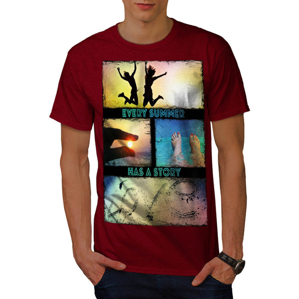Summer Heat Story Mens T-Shirt