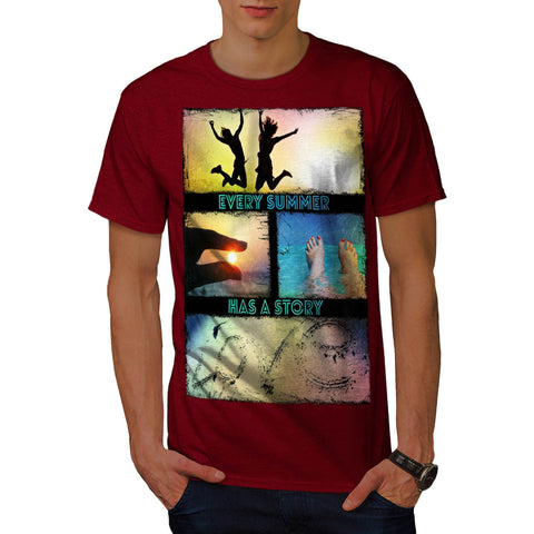 Summer Heat Story Mens T-Shirt
