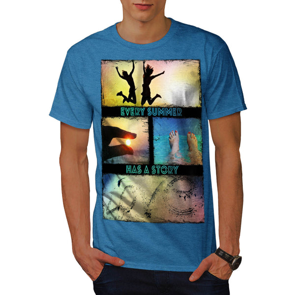 Summer Heat Story Mens T-Shirt