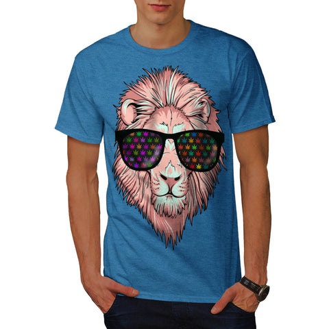 Wild Cat Sun Glasses Mens T-Shirt