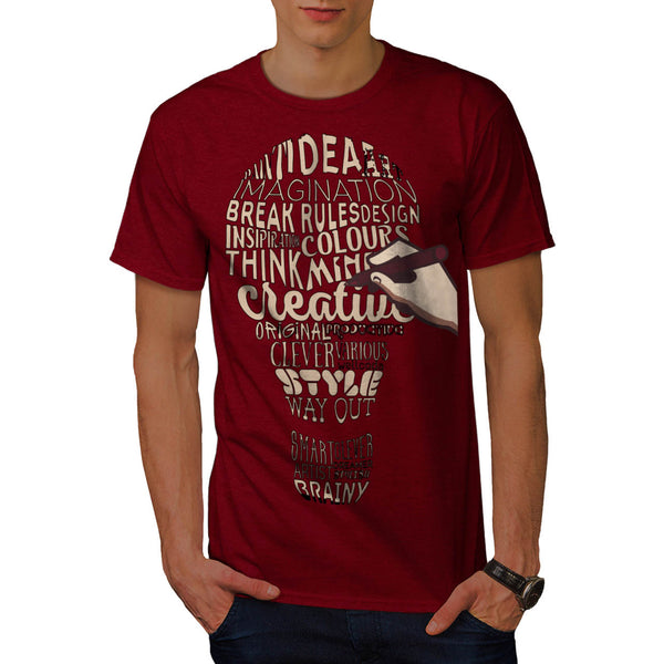 Good Idea Light Bulb Mens T-Shirt