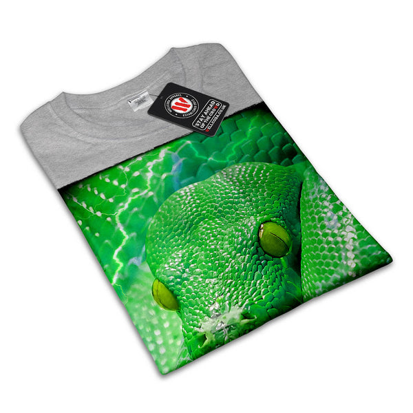 Green Snake Slither Mens T-Shirt