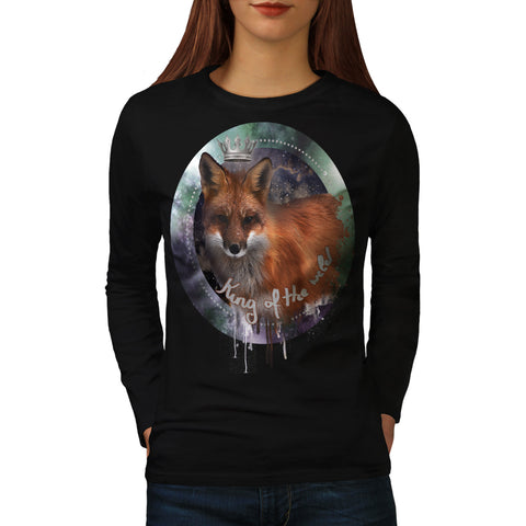 King Of The Wild Art Womens Long Sleeve T-Shirt