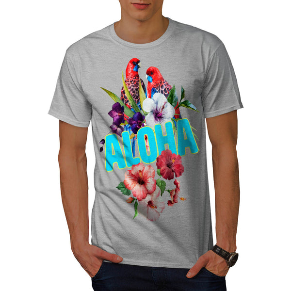 Hawaiian Aloha Bloom Mens T-Shirt