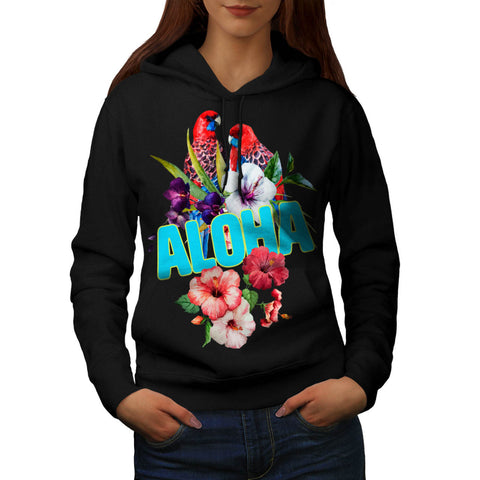 Hawaiian Aloha Bloom Womens Hoodie