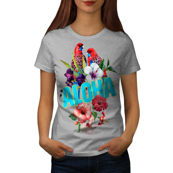 Hawaiian Aloha Bloom Womens T-Shirt