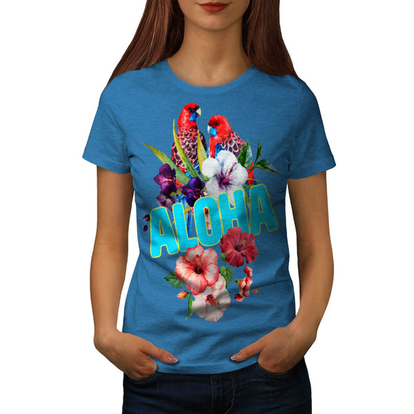 Hawaiian Aloha Bloom Womens T-Shirt